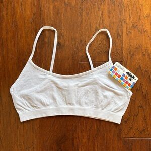 White Everyday Stretch Bralette | One Size